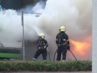 Werkbusje uitgebrand op de Vest