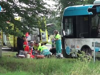 Fietster geeft geen voorrang aan Lijnbus