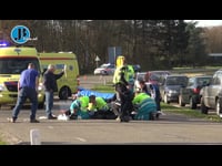 Motorrijder onderuit bij de Vollemolen