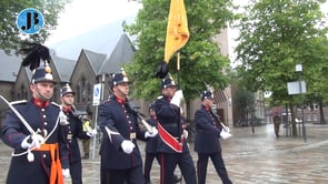 Drukte bij ceremonie reservisten in Valkenswaard 