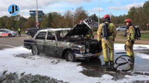 Oldtimer in vlammen. Valkenswaard