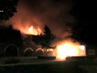 Gemeentehuis Waalre in brand