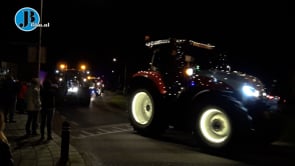 verlichte tractorstoet door valkenswaard 